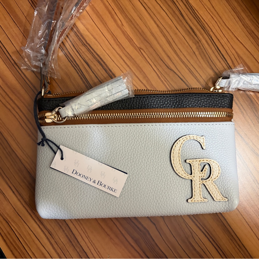 Dooney & Bourke Colorado Rockies Leather Wristlet Wallet